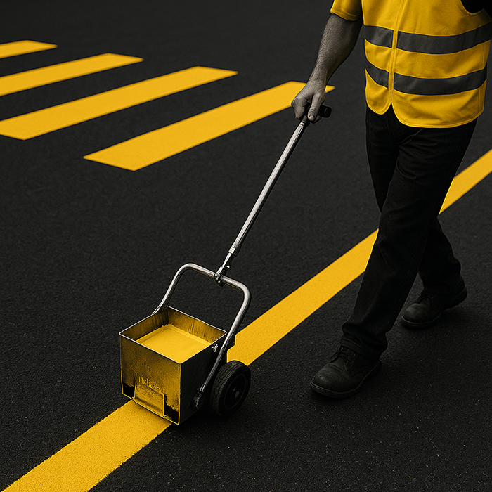 اجرای پروژه های خط کشی