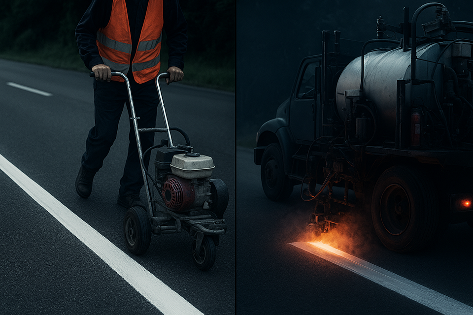 تفاوت رنگ ترافیکی سرد و گرم