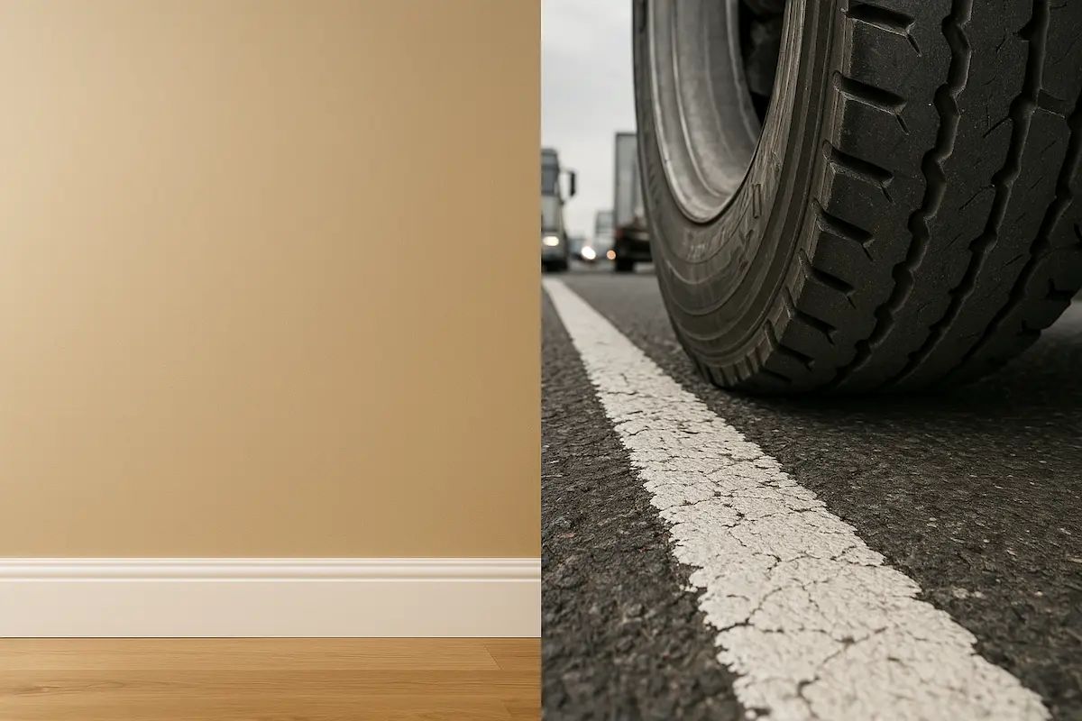 تفاوت رنگ ترافیکی با ساختمانی