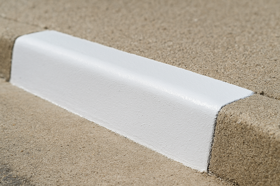 رنگ‌آمیزی جداول بتنی و سنگی