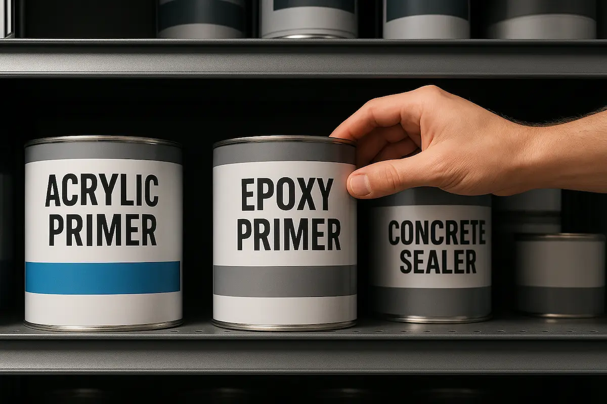 خرید پرایمر اپوکسی و اکریلیک ترافیکی متناسب با نوع رنگ