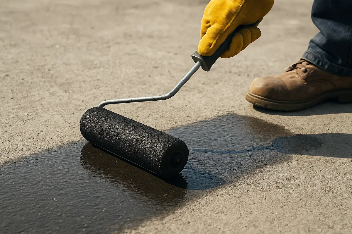  اجرای پرایمر بتن و آسفالت جهت زیرسازی قبل از رنگ آمیزی